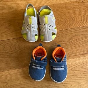 Size 4/5 toddler summer shoes - stride rite